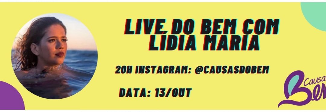 Live do Bem com Lidia Maria